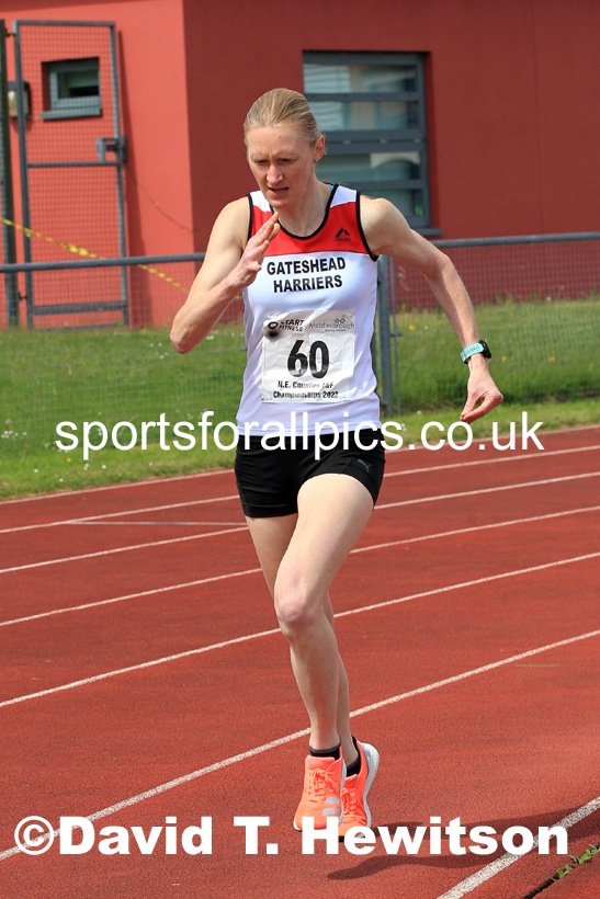 2022 North Eastern Counties AA 10000 metres Champs., Chester le Street, Sat,. May 21st. Photo: David T. Hewitson/Sports for All Pics